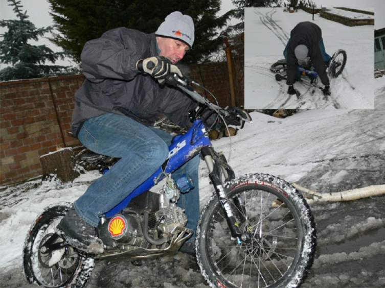 Hinterhof Drift - Training im Winter