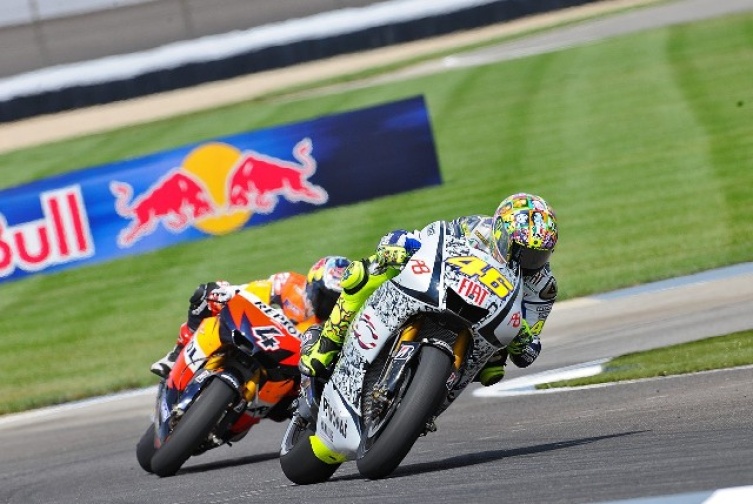 Foto: MotoGP, Rossi vor Dovizioso