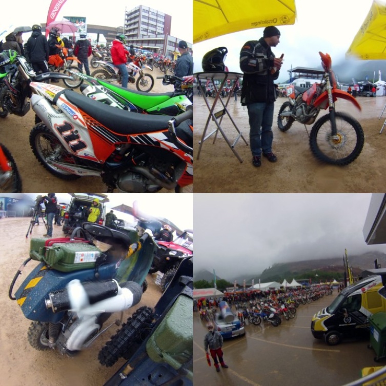 Rider Registration in the Rain