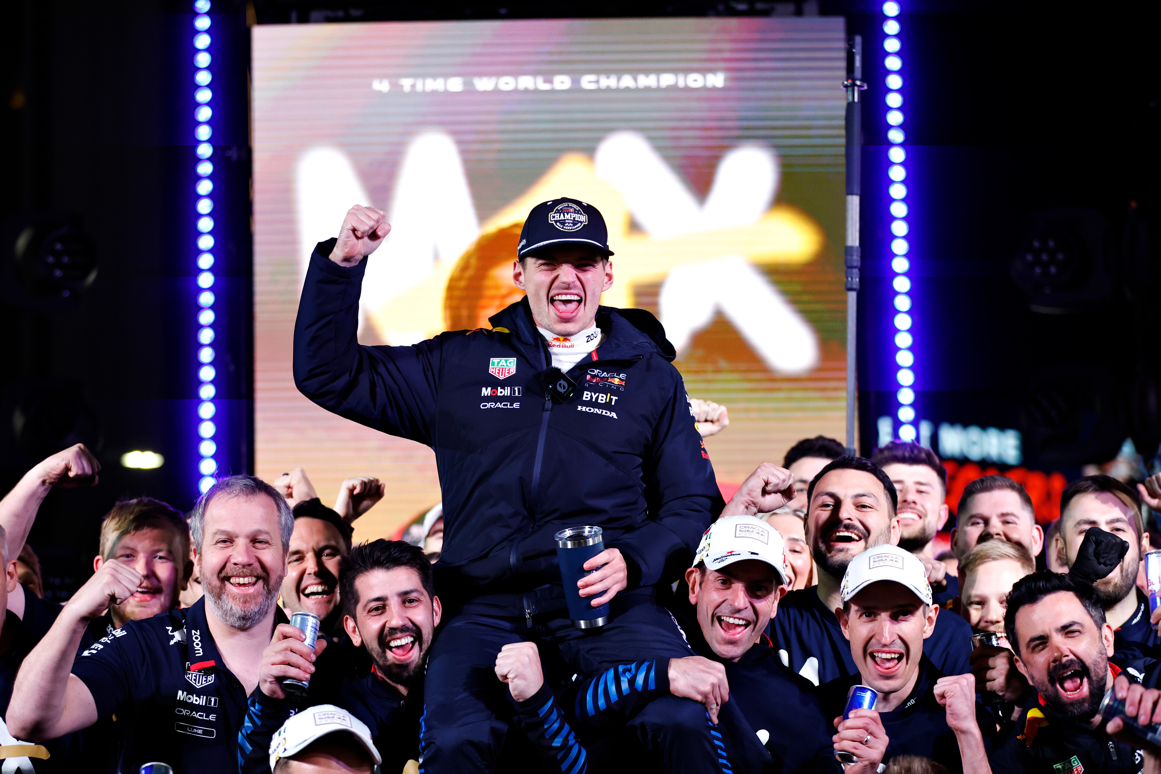 Max Verstappen holt in Las Vegas seinen vierten F1-Titel in Folge