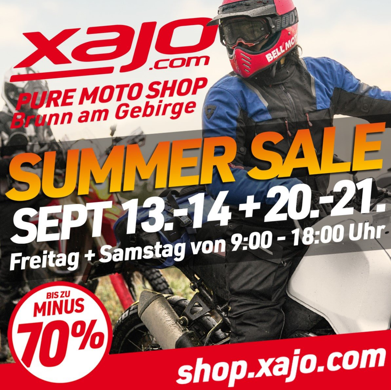 Xajo.com Abverkauf 13. / 14. + 20 / 21. September 2024