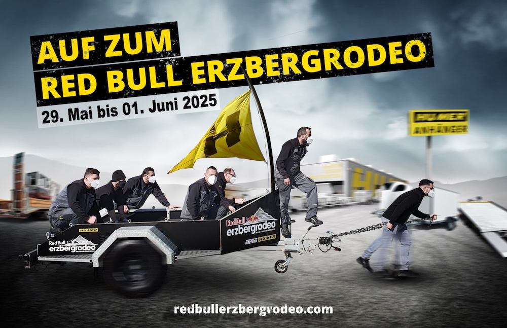 HUMER Anhänger Red Bull Erzbergrodeo 2025 online unter Motorradreporter.com