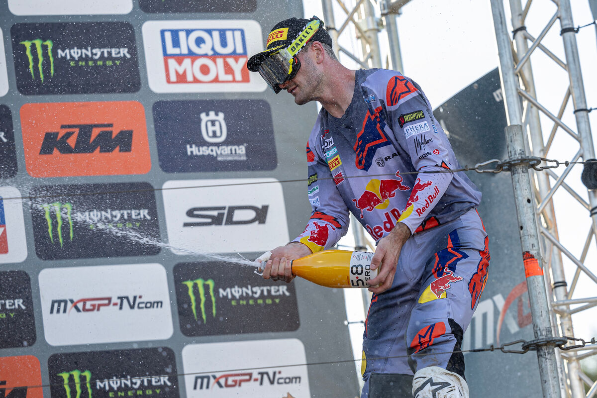 Zehntes MXGP-Podium in Folge für Herlings mit Platz 3 in Schweden