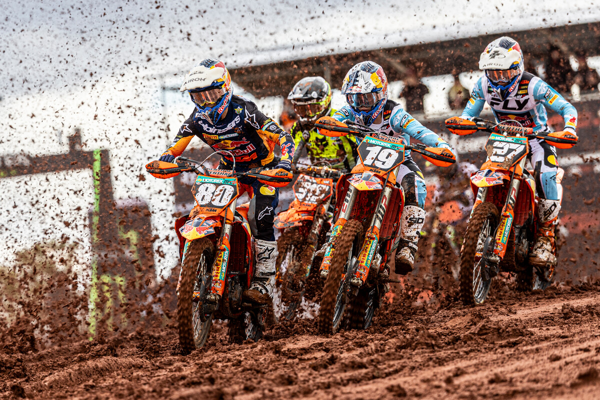 Spanische Punkteausbeute für Red Bull KTM beim MXGP-Schlammfest 