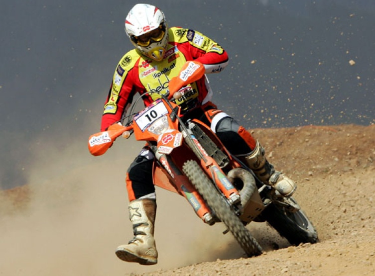 Werner Müller (AUT) on his KTM