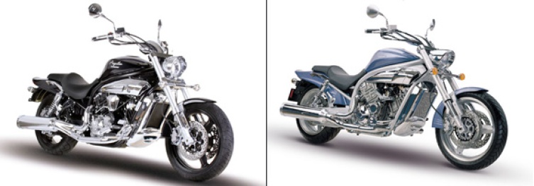 Sportcruiser: GV.650i (links) vs. GV.650 (rechts)