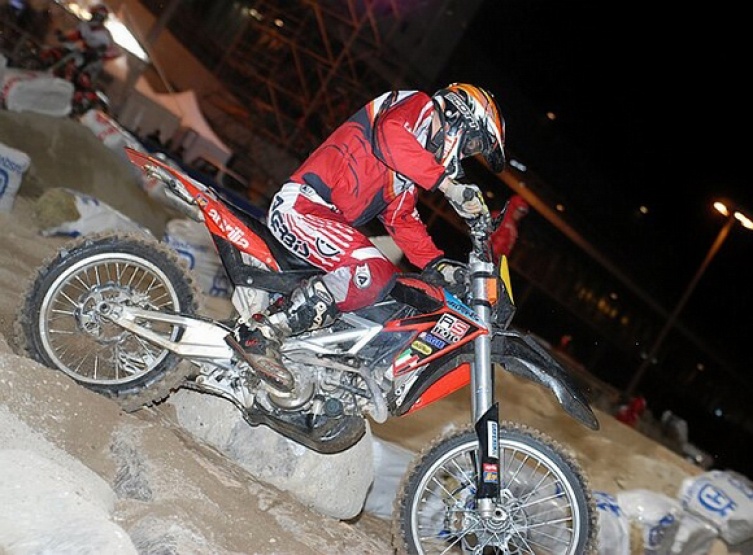 Alex Zanotti beim Indoor-Endurocross Genua