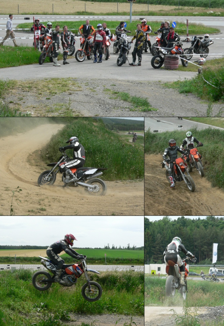 Eindrücke vom Supermoto-Offroad-Training