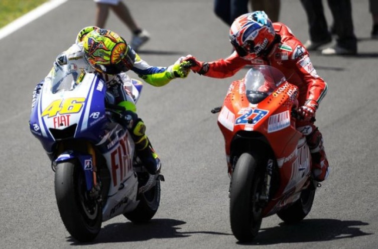 Valentino Rossi oder doch Casey Stoner?