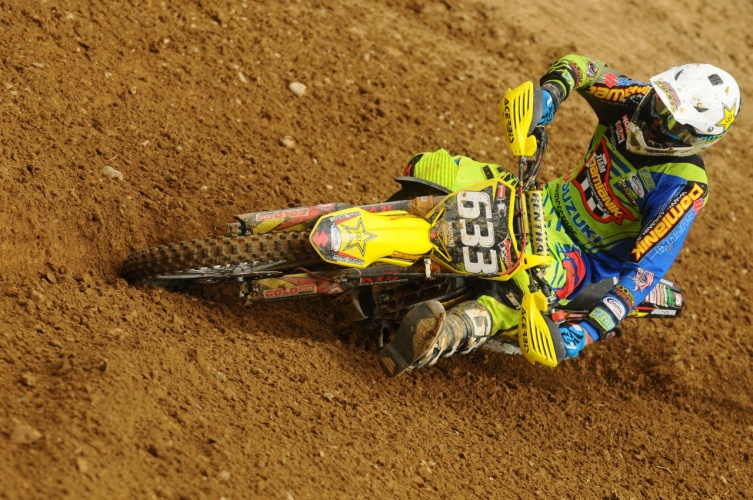 Suzuki-Pilot Christoph Heinz sah in der MX 2 Klasse endlich das Staatsmeisterschaftspodium! (Foto: www.supercross.at/Erwin Hetfleisch)