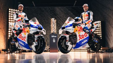 Red Bull KTM Factory Racing wird am Sonntag eine einzigartige Lackierung zeigen, um sowohl ihre Vergangenheit als auch das 75-jährige Jubiläum des FIM Grand Prix zu ehren.