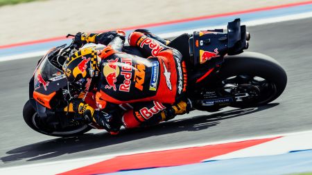 Brad Binder stürzte aus der Spitzengruppe und wurde trotzdem 19ter - Jack Miller von Red Bull KTM Factory Racing wurde 16ter.