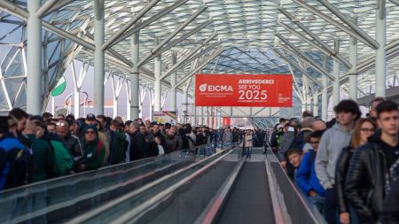 Die Türen der 81. Internationalen Zweiradmesse in Rho Fiera Milano schließen sich mit einer Rekordzahl an Ausstellern, Marken und belegten Flächen.