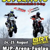 Nach der erfolgreichen Premiere im Mai, veranstaltet das Team von B.R.T. am 24. und 25. August 2019 ein weiteres Event zur Supermoto Staatsmeisterschaft!