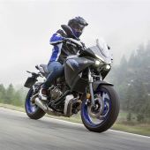 Die Yamaha Tracer 700 präsentiert sich den Besuchern der Mailänder Show komplett erneuert.