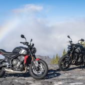 Triple-Test auf Teneriffa: TRIUMPH präsentiert die Trident 660