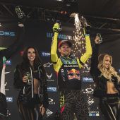 Michael Mosiman fuhr mit einem beeindruckenden zweiten Platz auf der MC 250F zum zweiten Mal in Folge auf das 250SX-Podium.