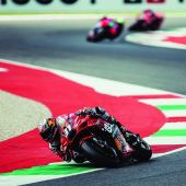 Der MotoGP-Rookie von 2024 fährt mit seiner GASGAS RC16 beim Großen Preis von Italien und in der siebten Runde der Saison vor vollen Zuschauerrängen in der Toskana in die TOP Fünf.