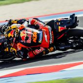 Brad Binder stürzte aus der Spitzengruppe und wurde trotzdem 19ter - Jack Miller von Red Bull KTM Factory Racing wurde 16ter.